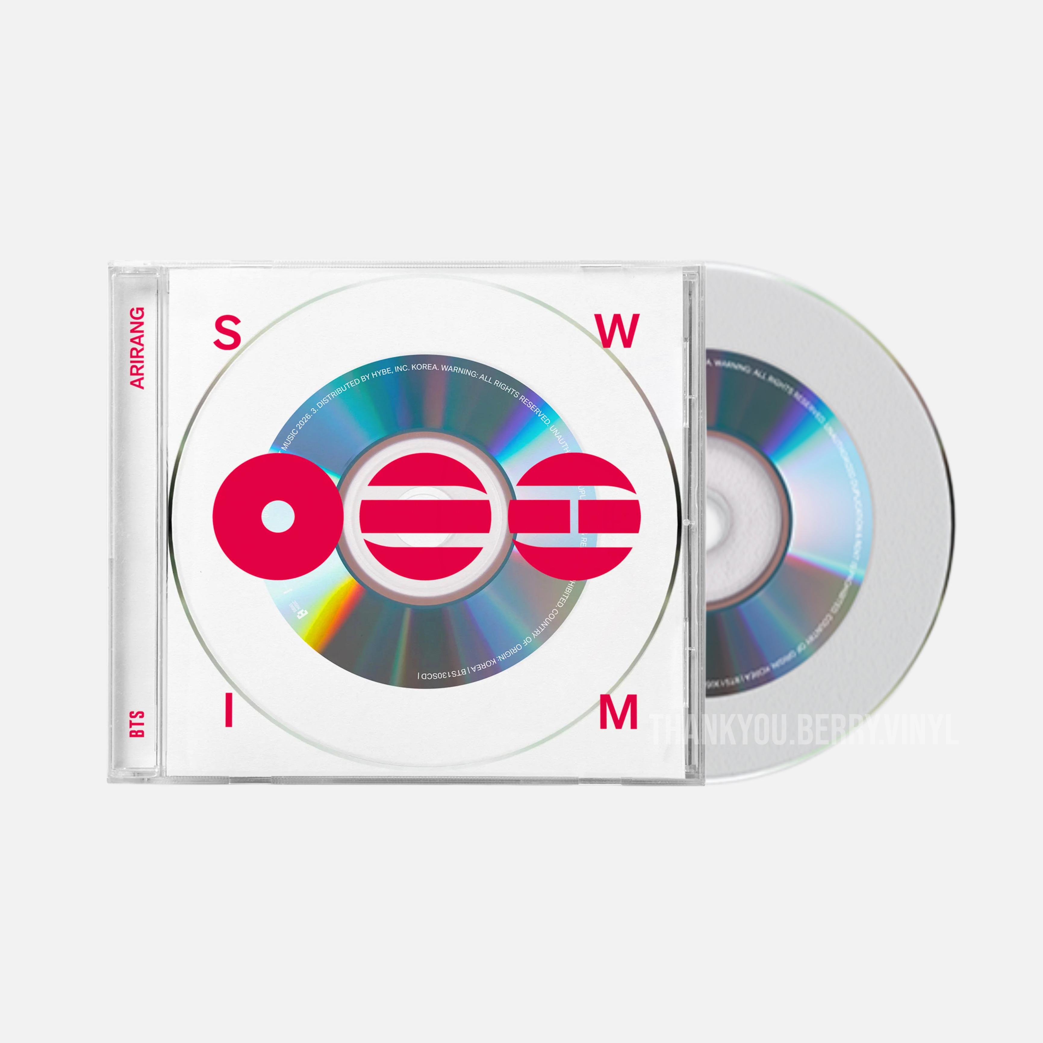 [国内発送] 防弾少年団 CD BTS 正規5集 シングル SWIM (ホワイトカラー盤)