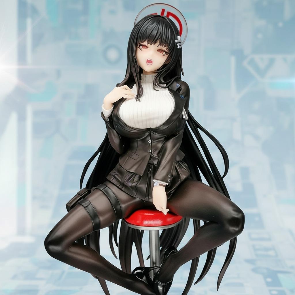 블루 아카이브 츠카츠키 리오 섹시 피규어 25cm (검스 캐릭터 모형)