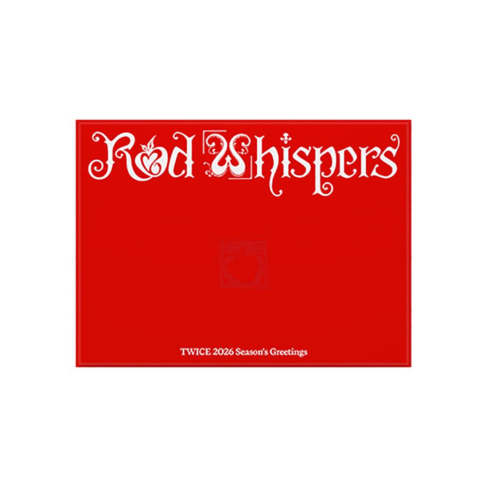 TWICE アルバム RED WHISPERS 2026 シーズングリーティング