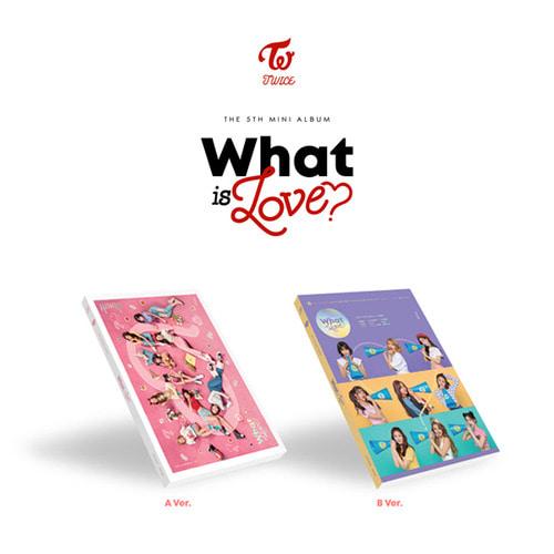 [2種セット] TWICE ミニ5集 アルバム What Is Love+フォトカード ポスター 2種 포함