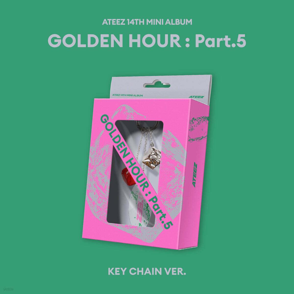 (키체인) Ateez GOLDEN HOUR Part.5 KEY CHAIN