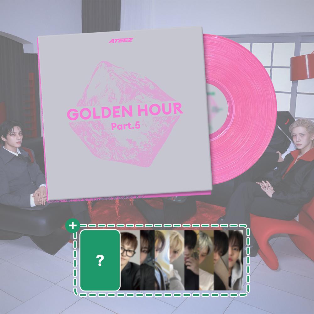 Ateez 배드 골든아워 파트5 앨범 ATEEZ BAD GOLDEN HOUR LP 핑크엘피