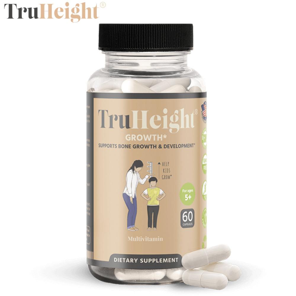 TruHeight Growth トゥルーハイト グロース マルチビタミン 60カプセル カルシウム ビタミンD配合