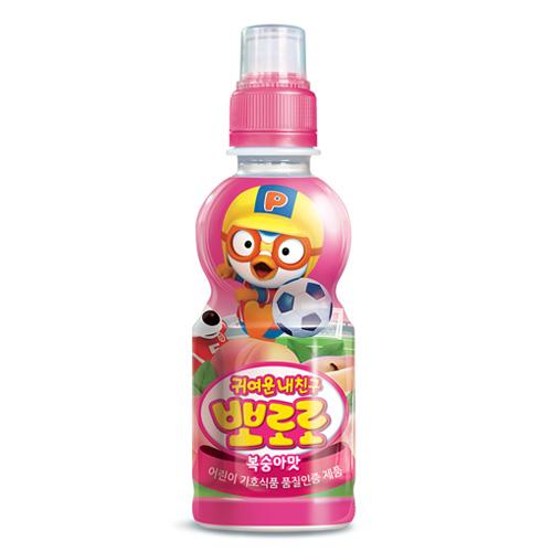 뽀로로 음료수 복숭아맛, 235ml, 24개