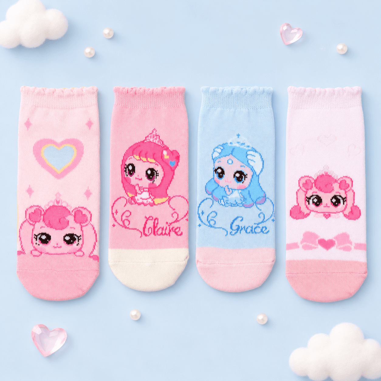 プリンセス ティニッピング ソックスセット 夏 ベビー 女の子 キッズ