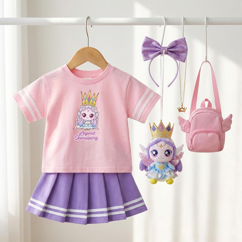 ダイアナピン ワンピース セットアップ 服 女児 レジェンドピン ドレス プリンセス ティニプン