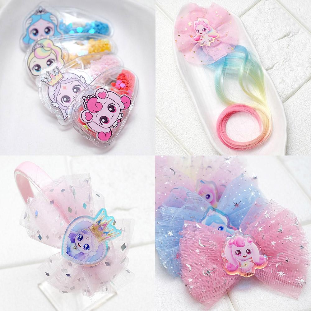 プリンセス キャッチ ティニプン 6期, 5期, 4期 子供 ヘアピン ネックレス リング ブレスレット ハチュピン オーロラピン