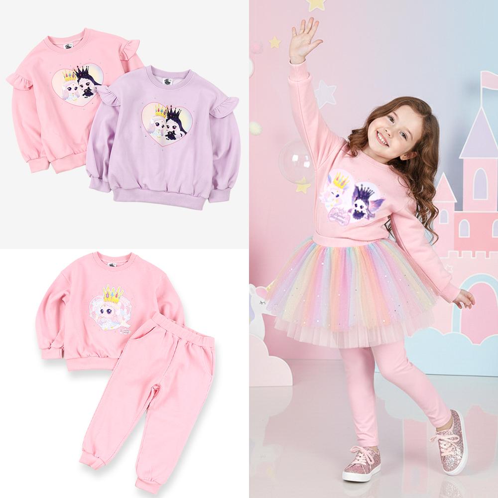 26 S/S キャッチティニプン 女児 スカート レギンス フリル トレーナー セットアップ ハチュピン ダイアナピン レジェンドピン プレゼント