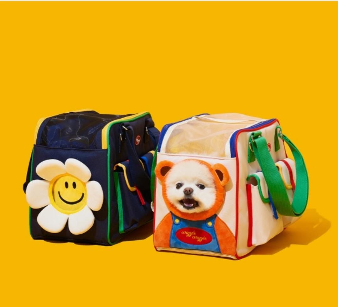 페스룸 (Pesroom) 위글위글 (Wiggle Wiggle) ペット用キャリーバッグ 犬用キャリーバッグ 犬用バッグ 携帯用