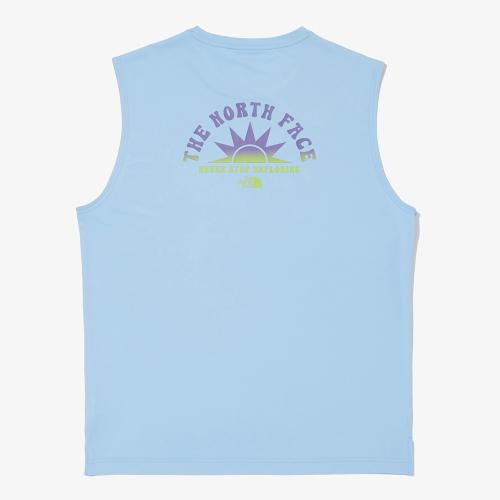 [노스페이스] NT7VQ26A メンズ Ocean Vibe グラフィック スリーブレス NT7VQ26A