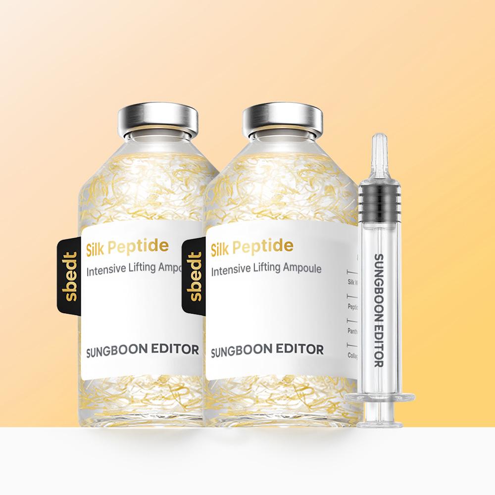 成分エディター シルク ペプチド インテンシブ リフティング アンプル 60ml, 2個