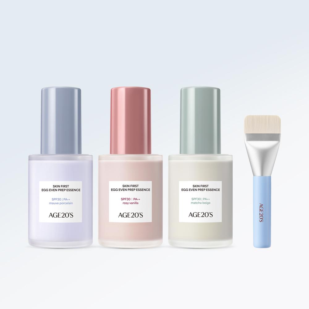 [スーパーポイント] エイジツーウェニス スキン ファースト エッグ イーブン プレップ エッセンス 30ml (SPF 30, PA++) メイクアップベース プライマー