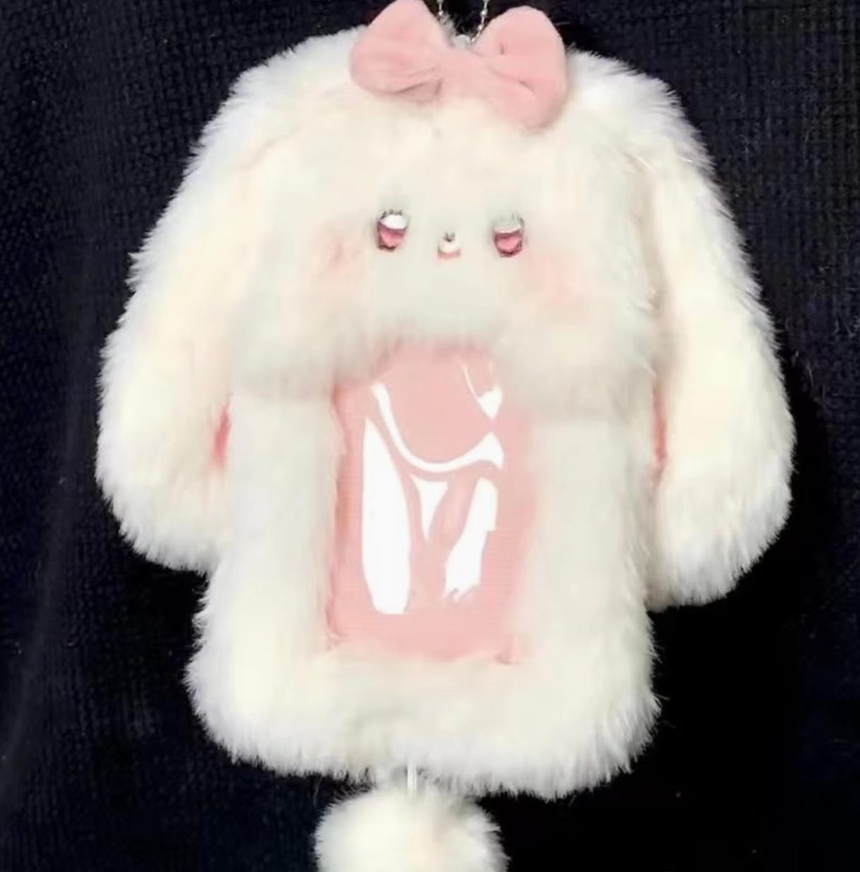 フォトカードホルダー ふわふわ ぬいぐるみ ポカ 保管ホルダー