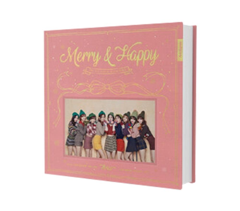 TWICE Album Merry & Happy 正規1集 リパッケージ メリー ハッピー Heart Shaker ピンク