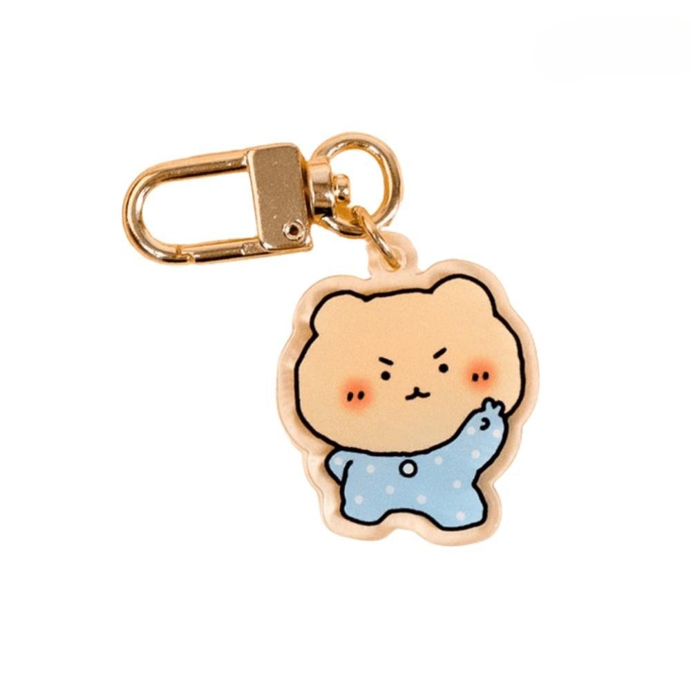 망그러진곰 ブイ 赤ちゃん 망곰이 アクリルミニキーリング グッズ 3x3.6cm