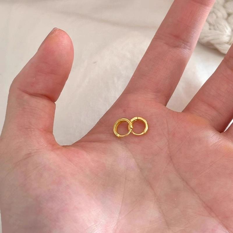 リングピアス 925 スターリングシルバー シンプル デイリー 女性 ファッション ジュエリー プレゼント アクセサリー 貴金属