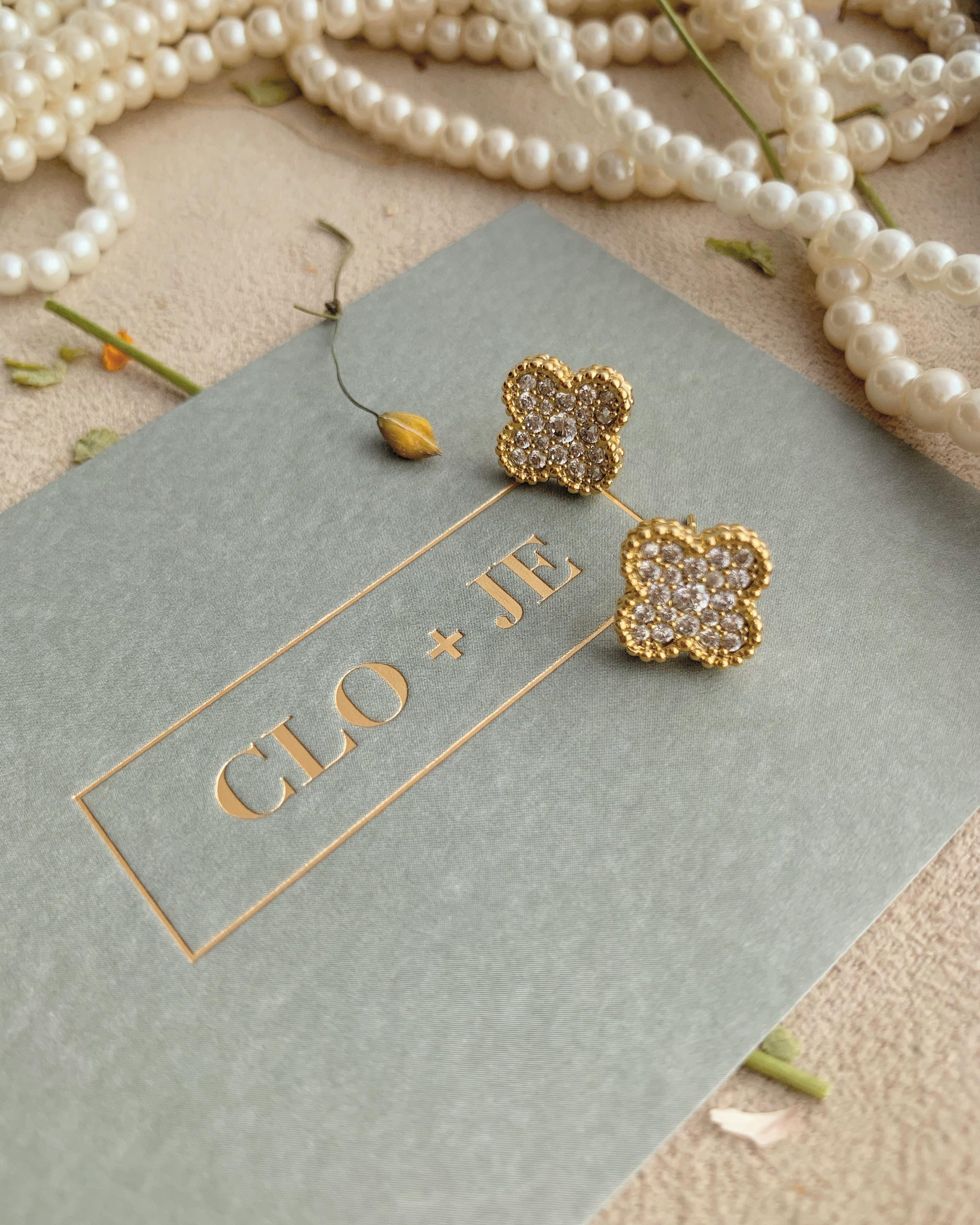 Medium Midnight Blossom Earrings