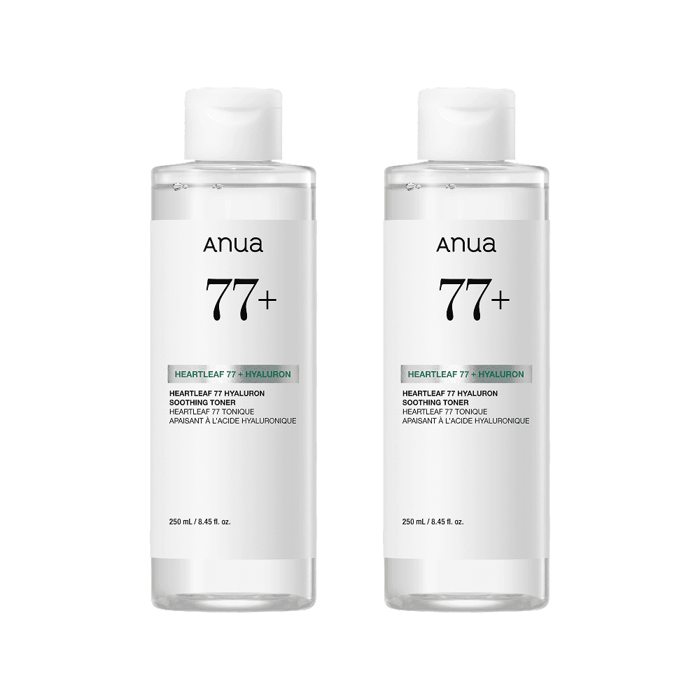 Anua ドクダミ 77 ヒアルロン酸 モイスチャライジング カーミング トナー 250ml, 2個