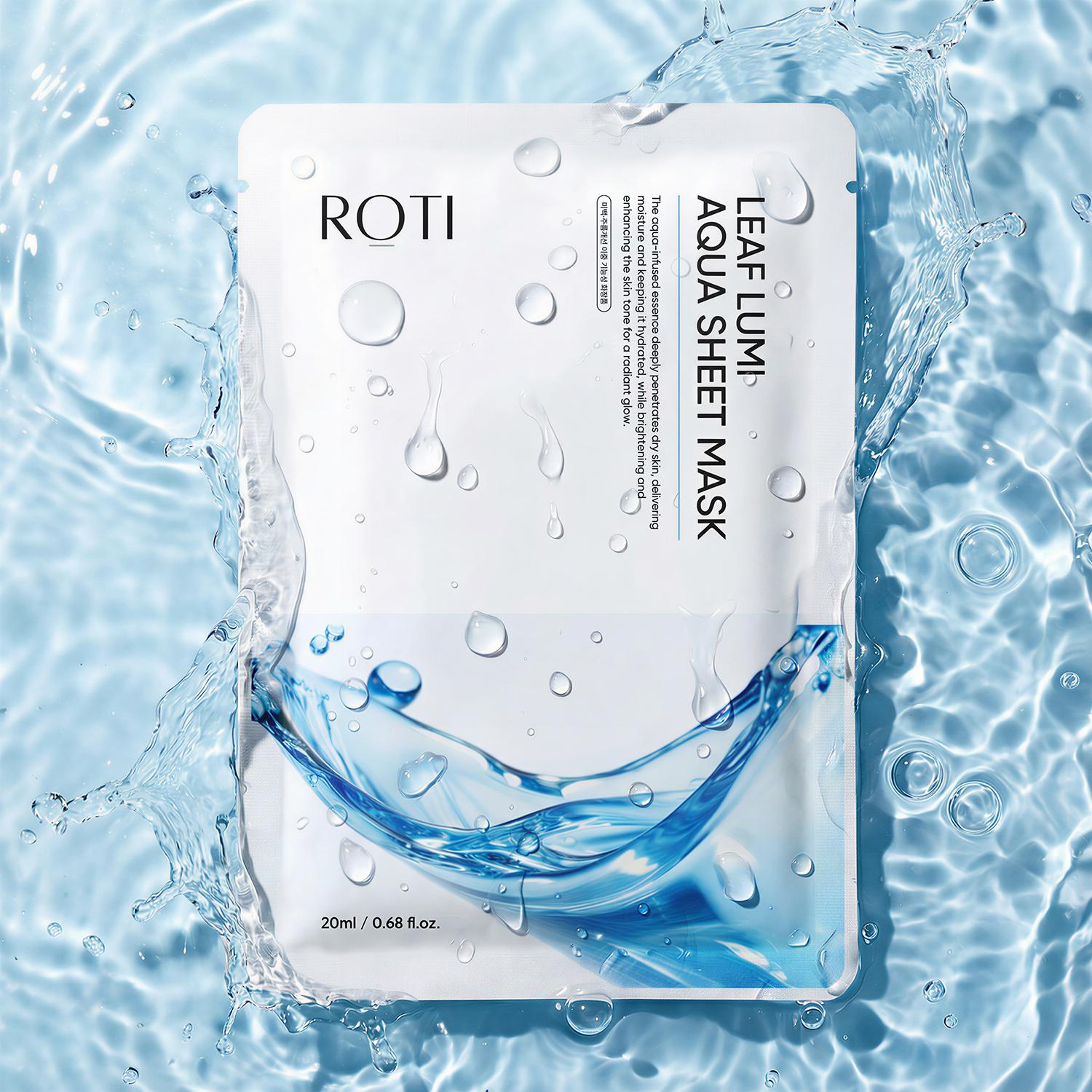 ROTTI REPLUMY Sheet Mask Pack Aqua Moisture, 10枚, 1個