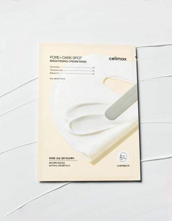 [CELLMAX] Brightening Pore Spot Cream Wrapping Mask 4枚入