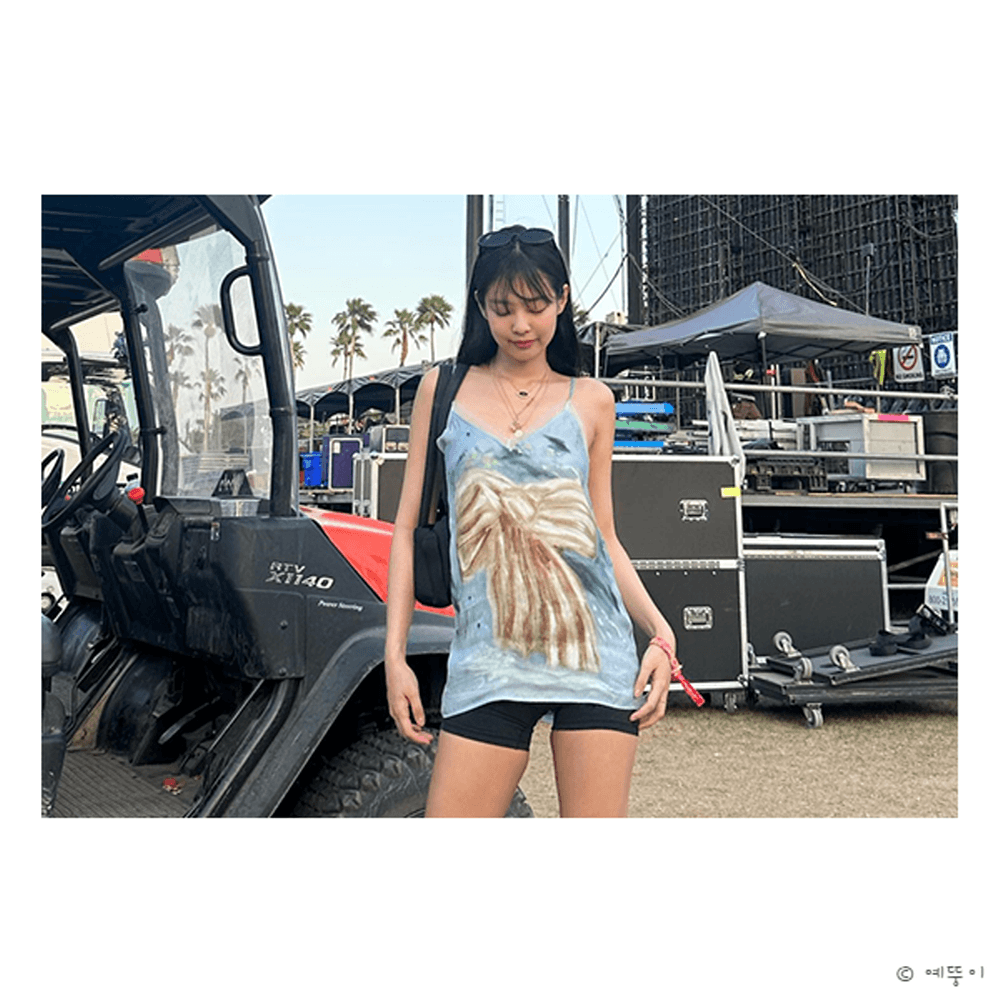 BLACKPINK ジェニー キャミソールワンピース