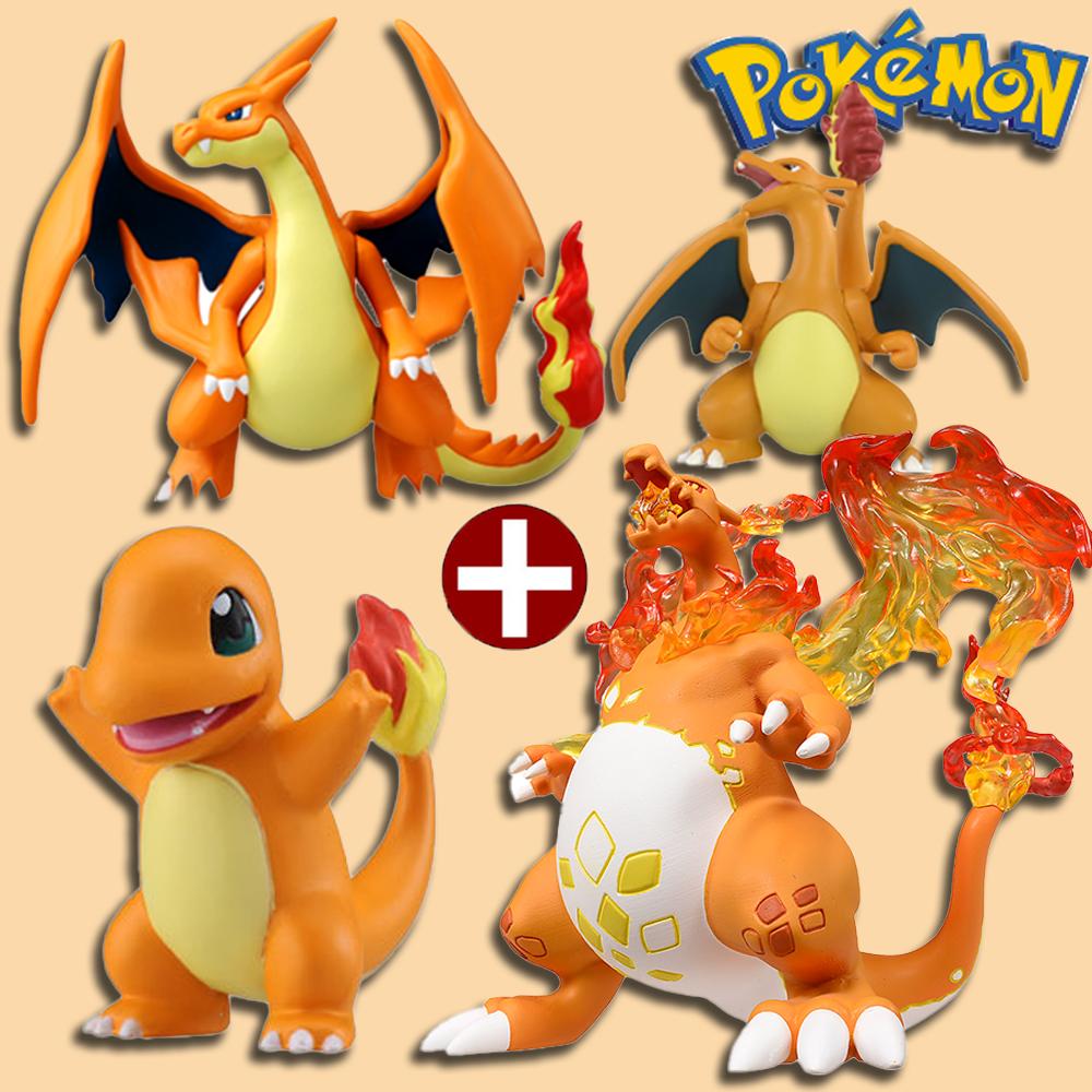ポケモン フィギュア ヒトカゲ リザードン メガリザードン キョダイマックス 進化 セット ポケモン フィギュア