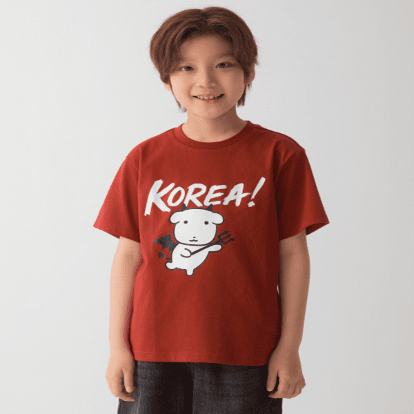 SPAOストア キッズ SPRLG25KU1 ガナディ 半袖Tシャツ Red 251 6366781