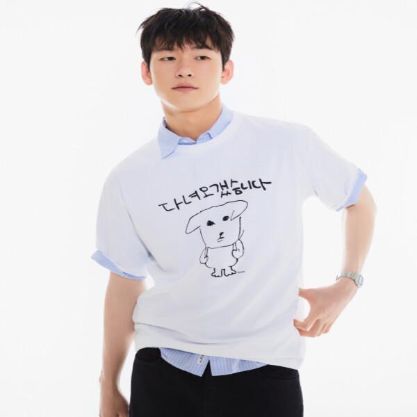 SPAO直営店正規品 SPAO SPRLG25U09 GA-NADI Tシャツ PRINT 25U09 6096773