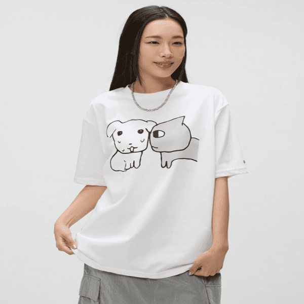 直営店正規品 SPAO SPRLG25U09 GA-NADI Tシャツ OFF WHITE 25U09 5929168