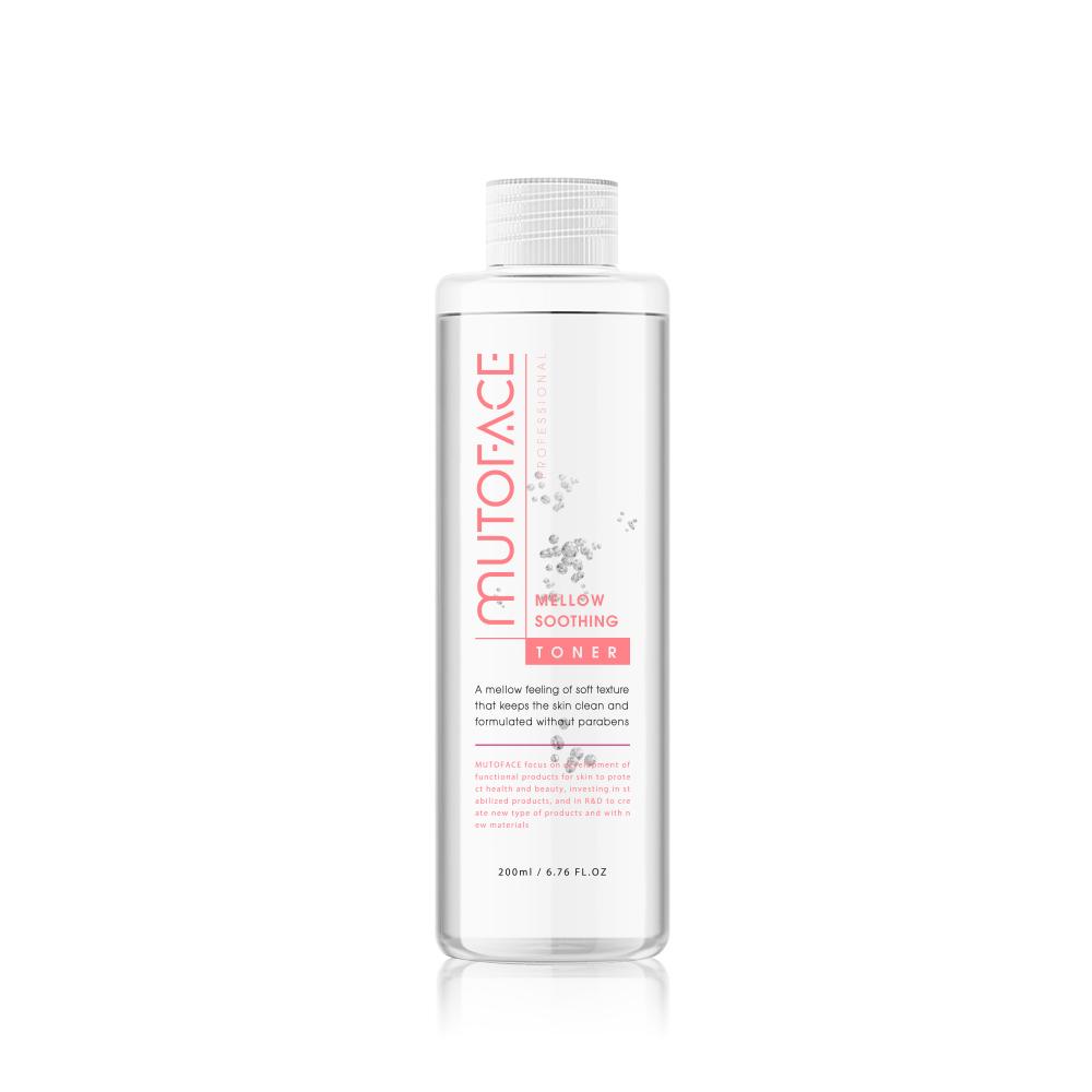 ミュートフェイCE 피부과 大容量 無アルコール 植物性 乾き肌ケア メロウ スーディング トナー 1000ml 200ml, 1個