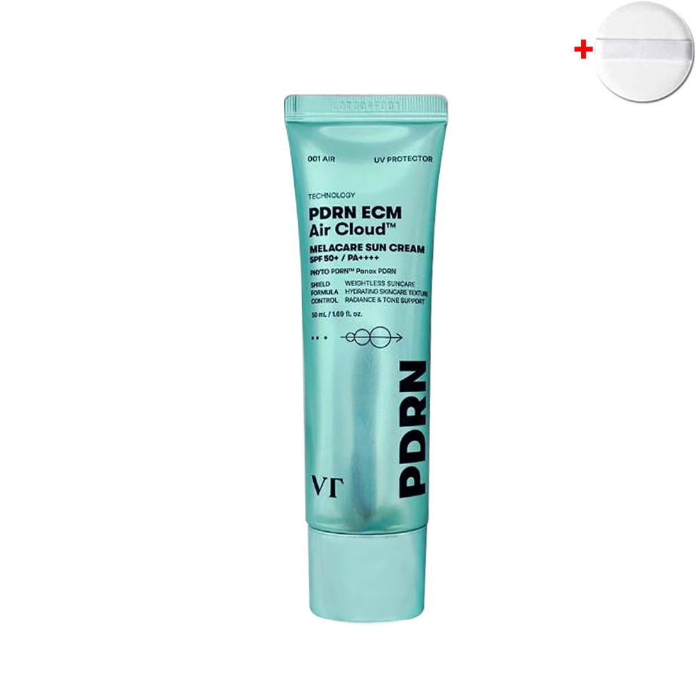VT PDRN サンクリーム エアクラウド+パフ 50ml, 1個