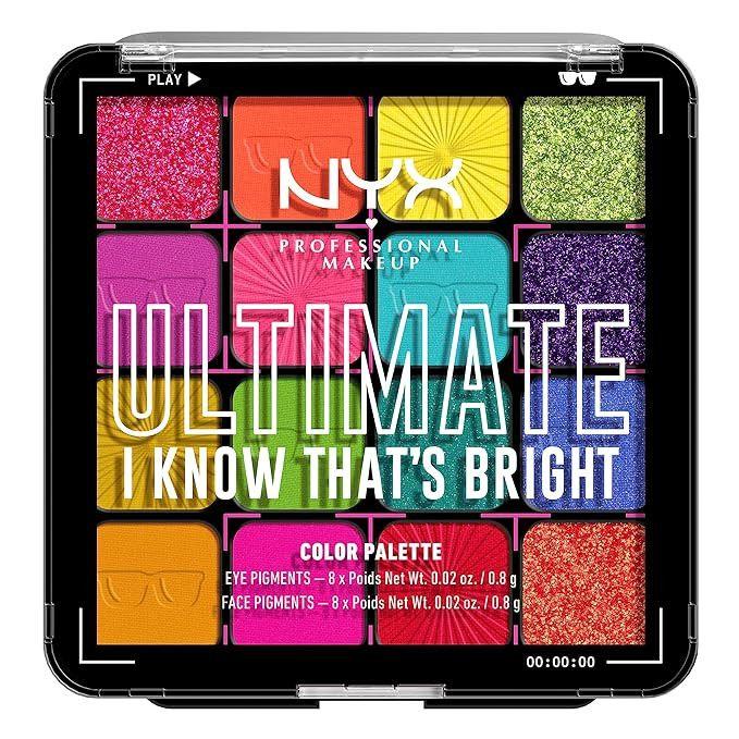 NYX 닉스 ULTIMATE アイシャドウパレット カラー BRIGHT