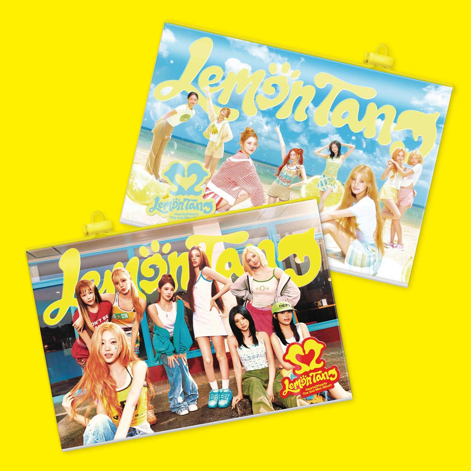 Hearts2Hearts (ハツトゥハツ) MINI 2集 アルバム Lemon Tang (レモンタン) Photobook Ver. ランダム