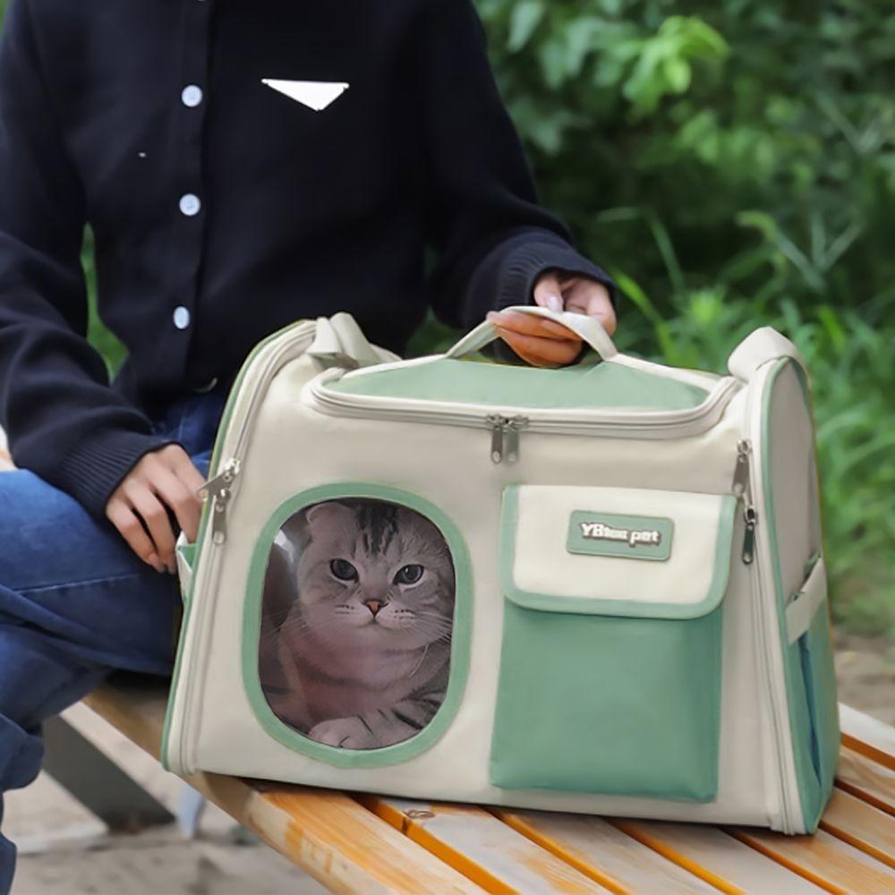 犬用折りたたみソフトケネル 窓付き 犬用キャリーバッグ ペットキャリー