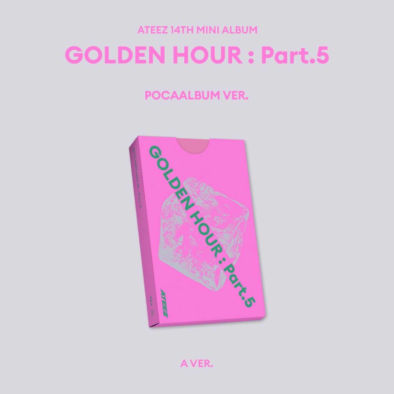 Ateez エイティーズ 14集 ミニアルバム GOLDEN HOUR POCAALBUM A VER