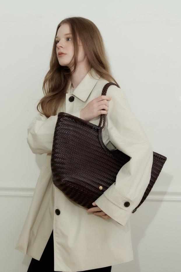 [AKO AND] AKOWEAVING BAG / ウーヴンバッグ ウィービングバッグ レザー ラタンバッグ ショルダーバッグ トートバッグ