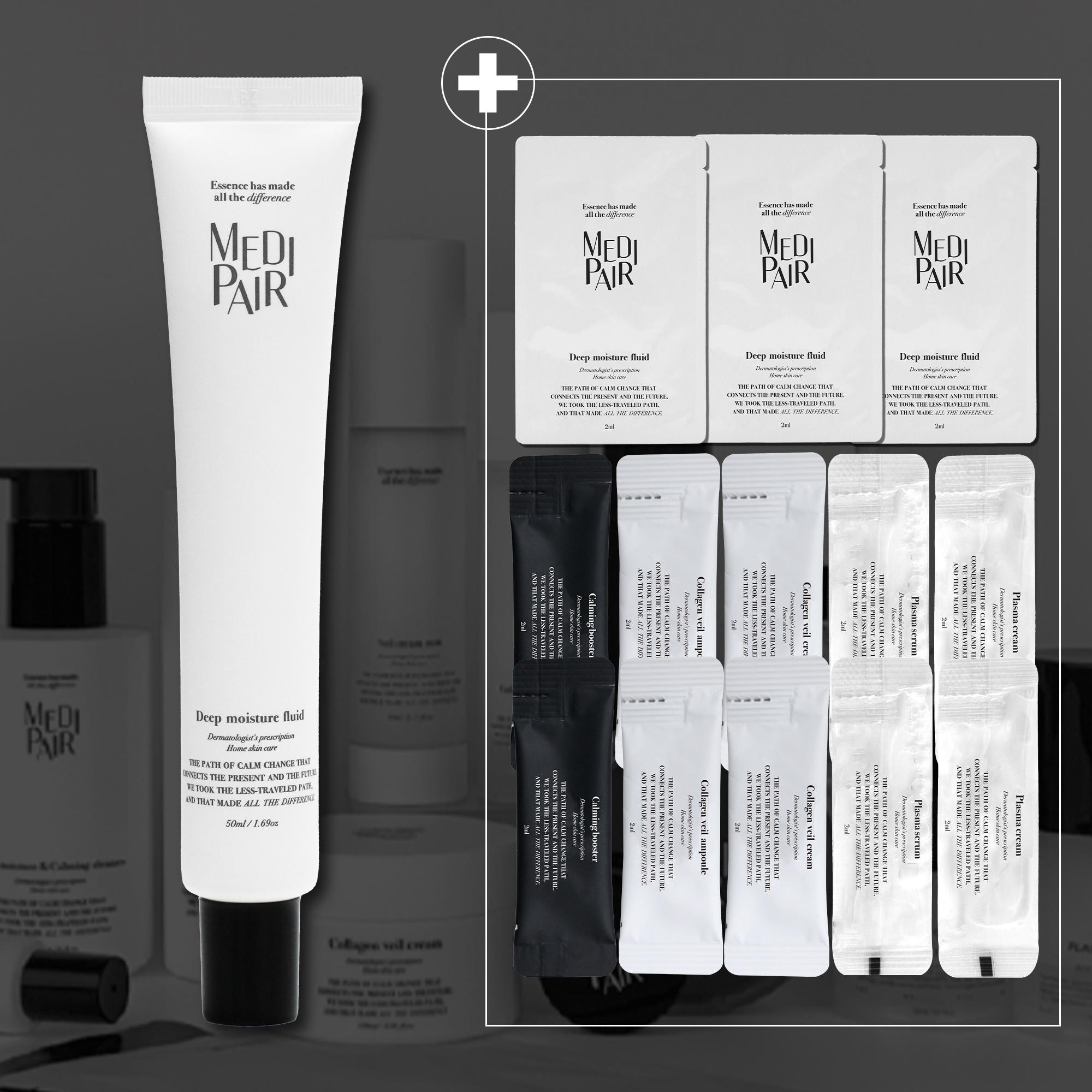 Medifair ディープモイスチャ フリュイド 50ml +M1ポーチセット 美容液 水光