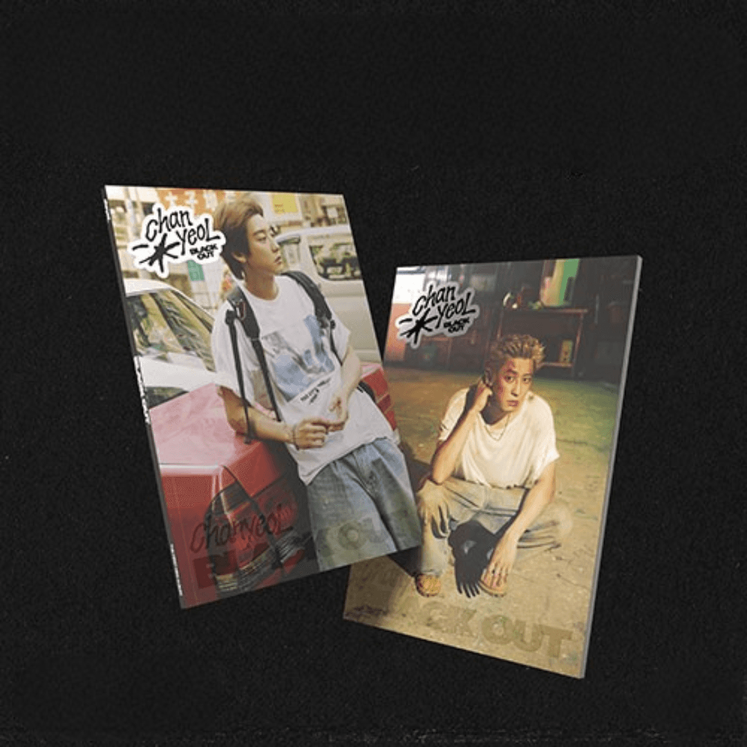 EXO チャニョル ミニ1集 Black Out Photo Book Ver. フォトブック 2種よりランダム発送 (重複なし)