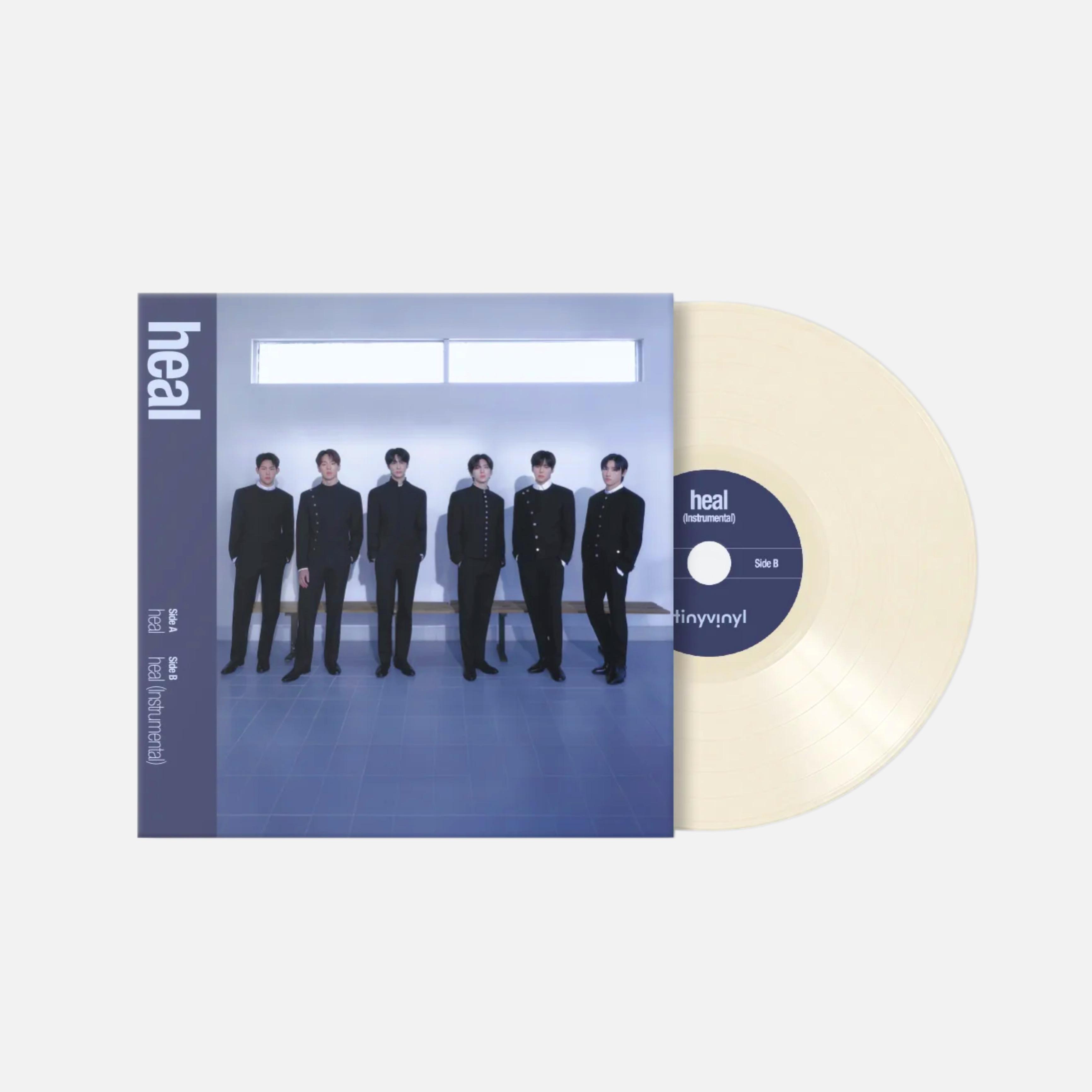 [国内配送] MONSTA X LP Single Heal (4インチ/ホワイトカラー盤)