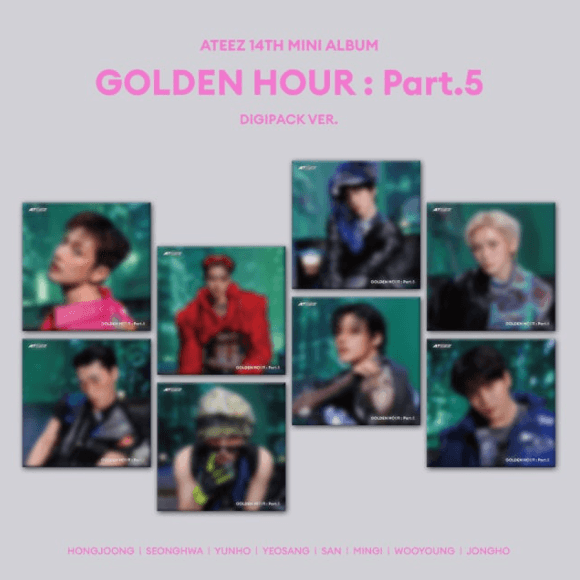 バージョン選択 ATEEZ BAD ミニ14集 GOLDEN HOUR Part.5 DIGIPACK VER ディジパック