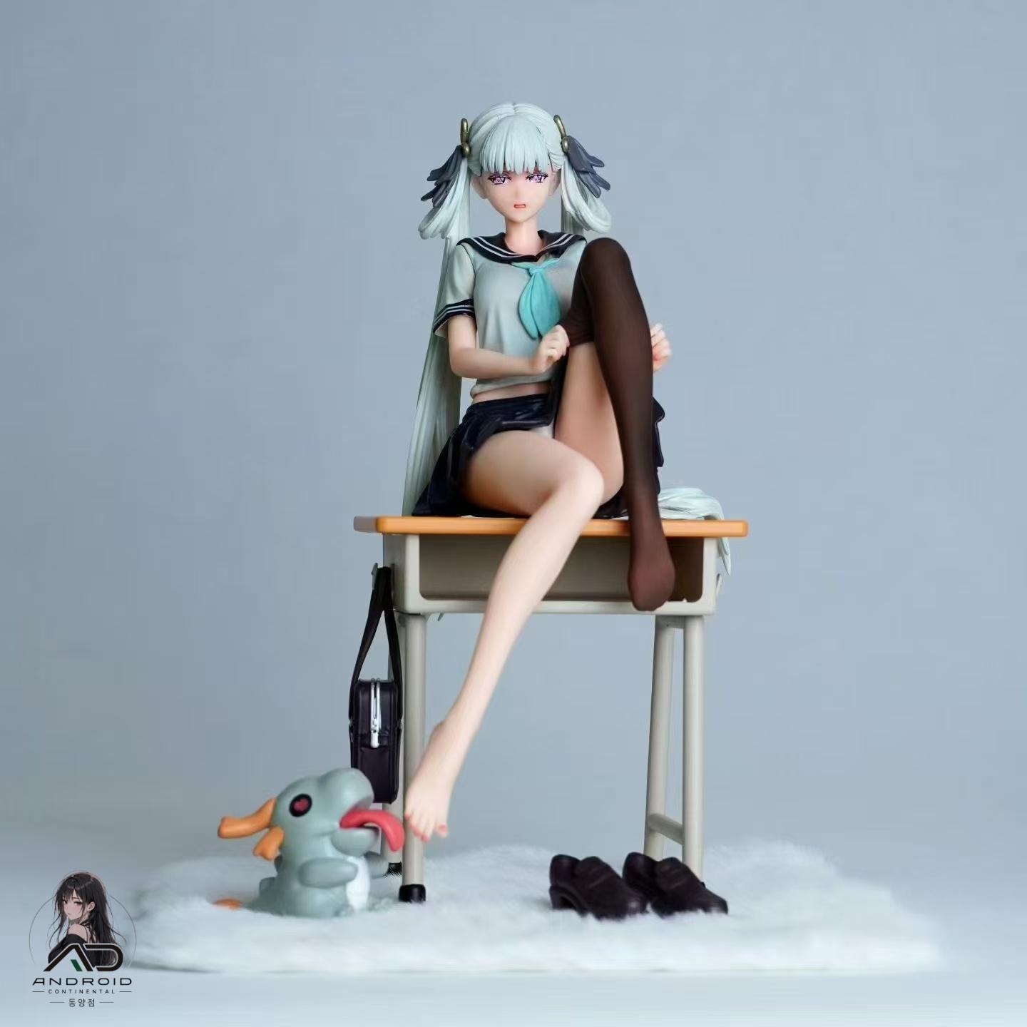 明朝 Wuthering Waves ジンシー 制服バージョン ストッキング レジン フィギュア