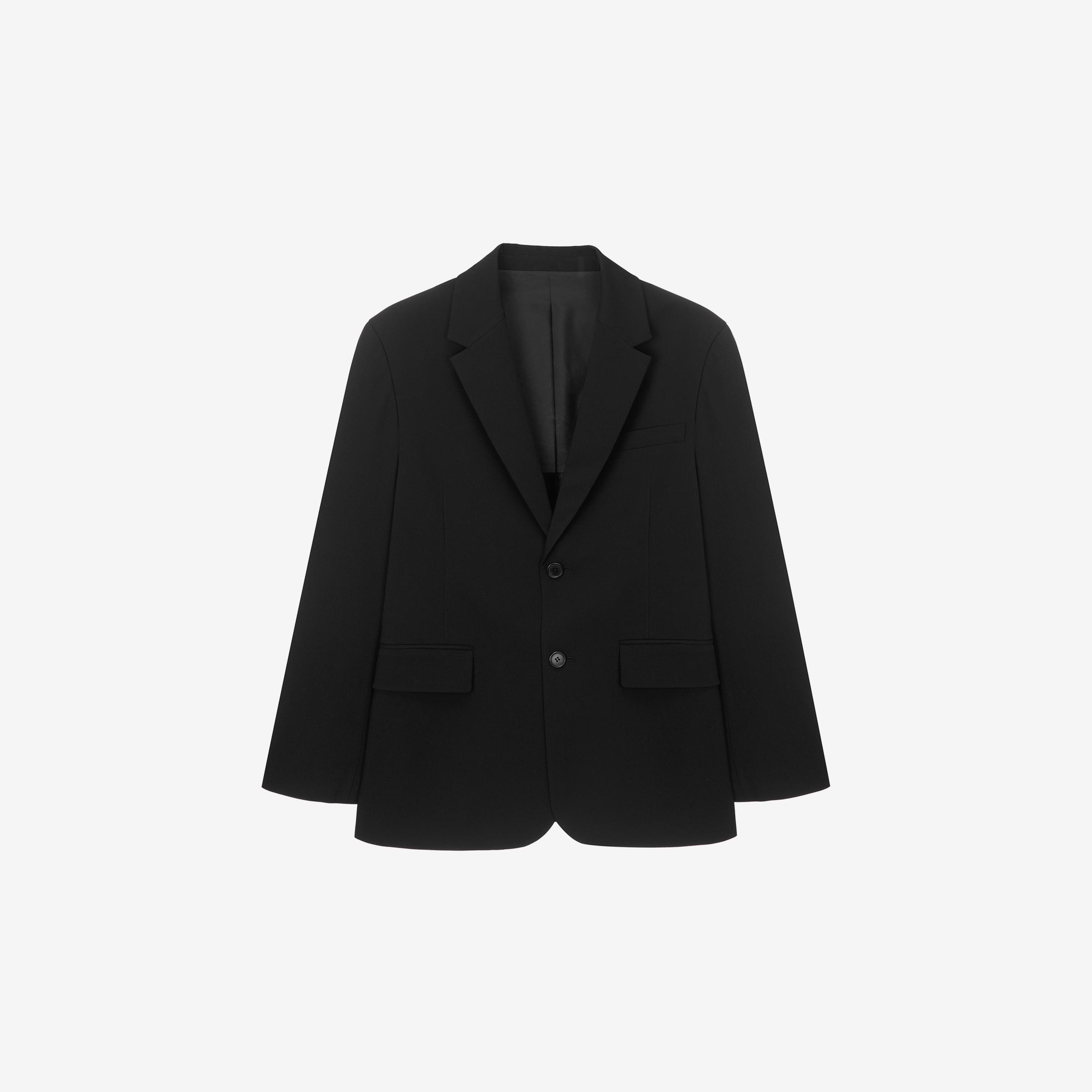 마인드브릿지 두굿 오버핏 자켓 MAJK2102 BLACK 100 남성용 봄 가을 간절기 테일러드 하객룩 오피스룩 데이트룩 세미수트