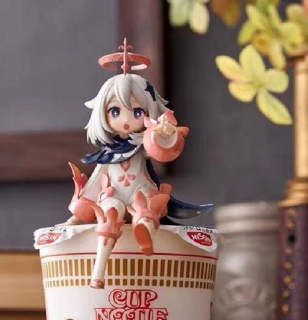 原神フィギュア 페이몬 ヌードルカップラーメン ストッパー グッズ フィギュア Qバージョン Paimon