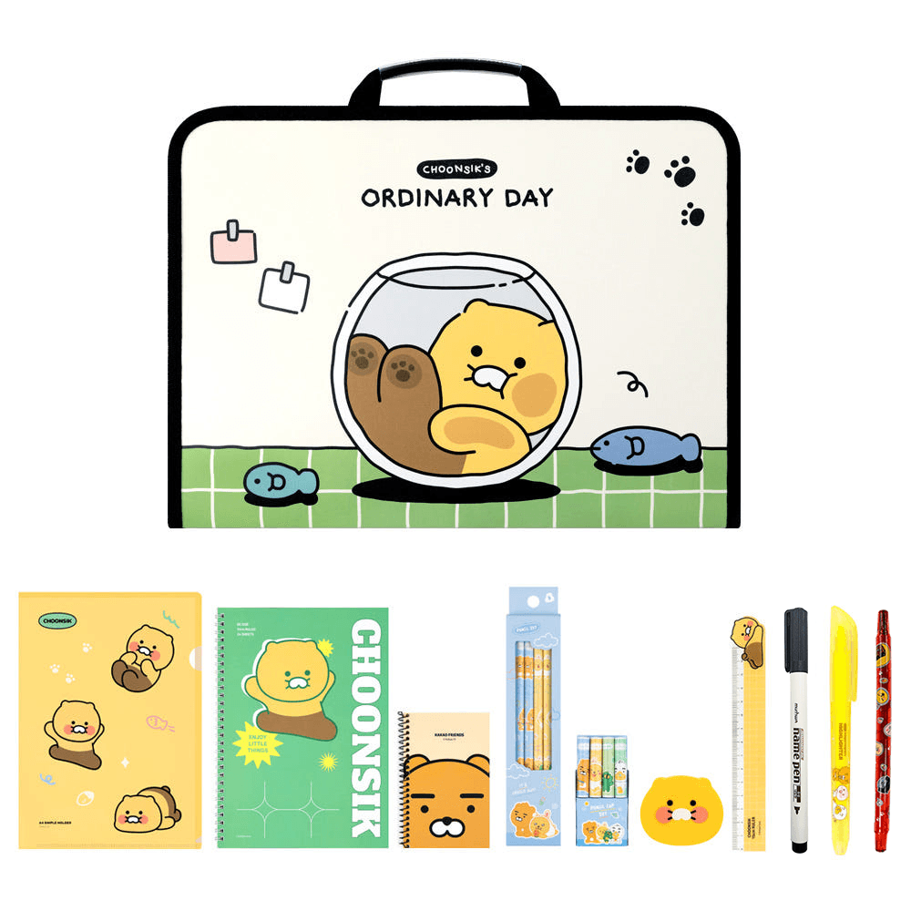 カカオフレンズ 願い 文具セット2 学用品 団体ギフト 小学生 子供 新学期 後学期