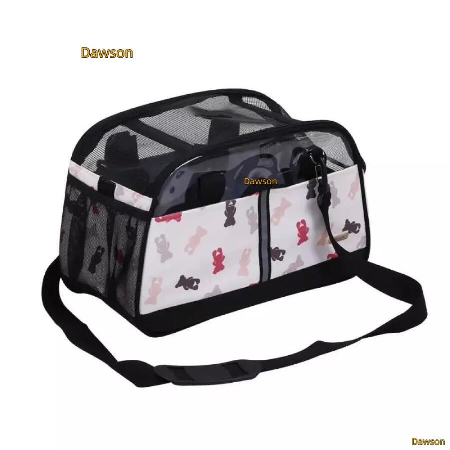 猫犬用キャリーバッグ ダブルドア 中型犬用 ペットキャリー