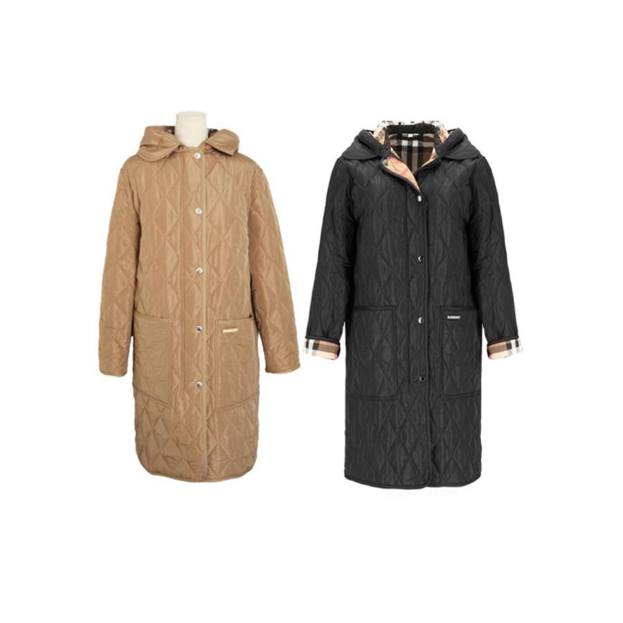 [イギリスアウトレット/関税込] Burberry PARKGATE パークゲート Quilted Women's Long Jacket (2 colours) 80842091 80945811 80842101