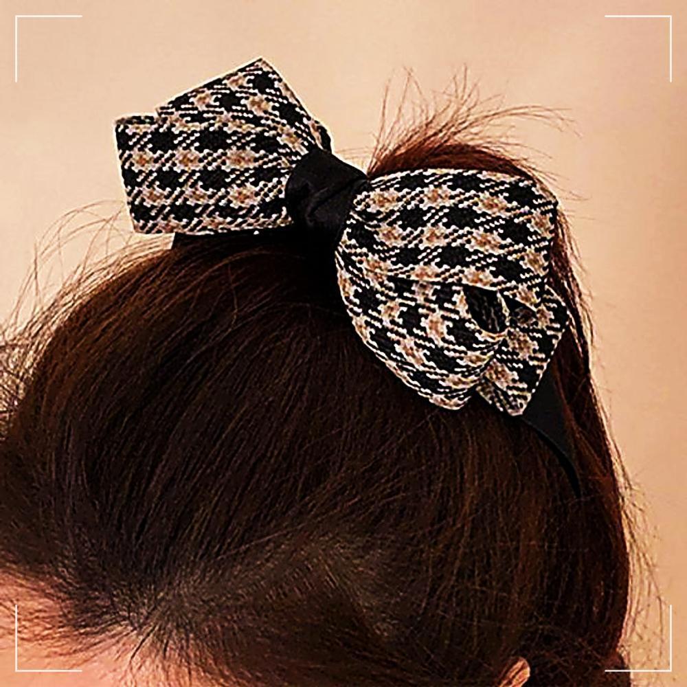 ヘアアクセサリー / 秋 バナナクリップ ヘアピン チェック柄 / レディース 秋のデイリー룩 冬 ポニーテール 28HWFFJZ65