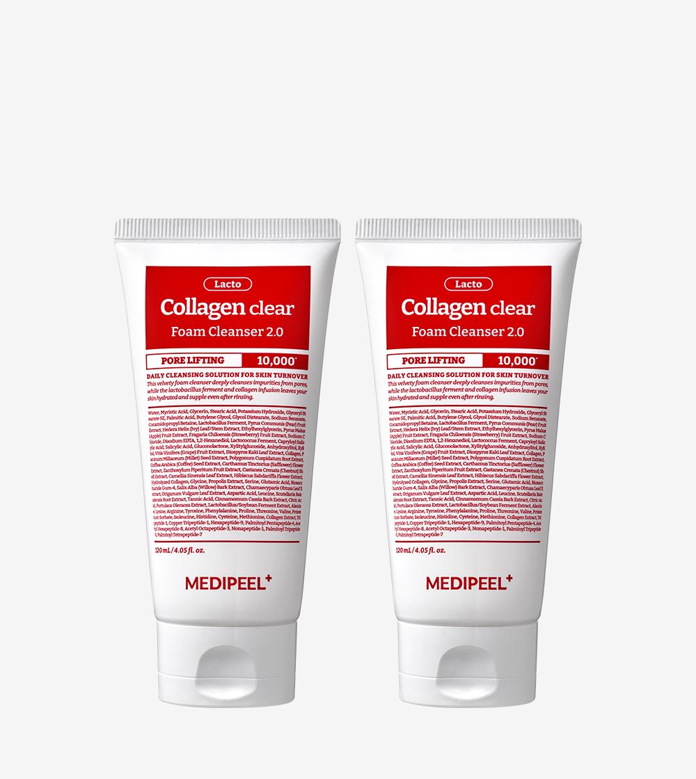 [インフルエンサーPICK] Red Lacto Collagen Cleansing Foam 2.0 大容量 フォームクレンジング 120ml, 2個
