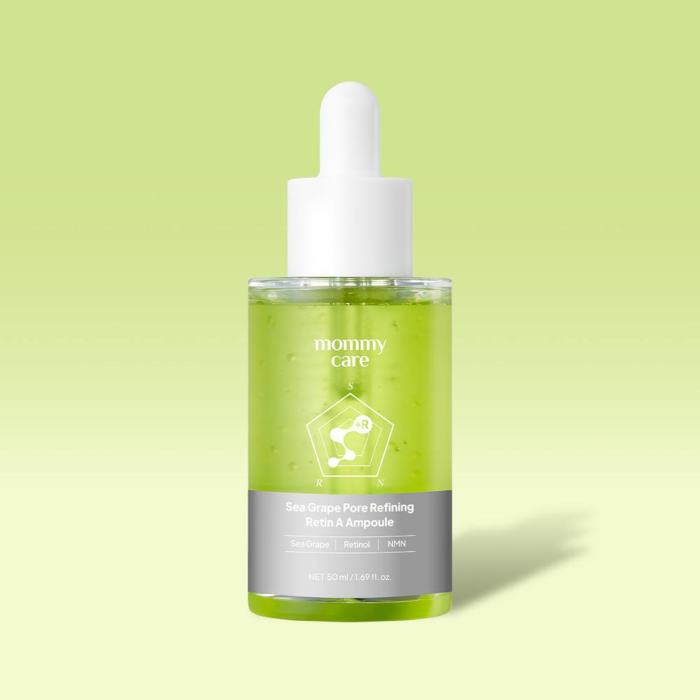 MOMMYCARE 海ぶどう レチノール A アンプル 毛穴 リフティング 皮脂コントロール 保湿強化 50ml, 1個