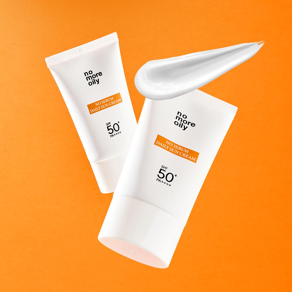 No More Oily 無機紫外線散乱剤 トーンアップサンクリーム 脂性肌 サンケア ノセボム 油分ケア 50ml SPF50+